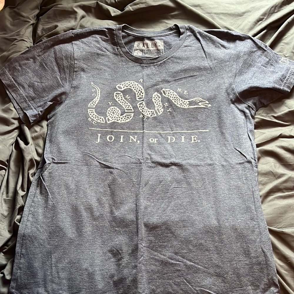 “join or die” union shirt